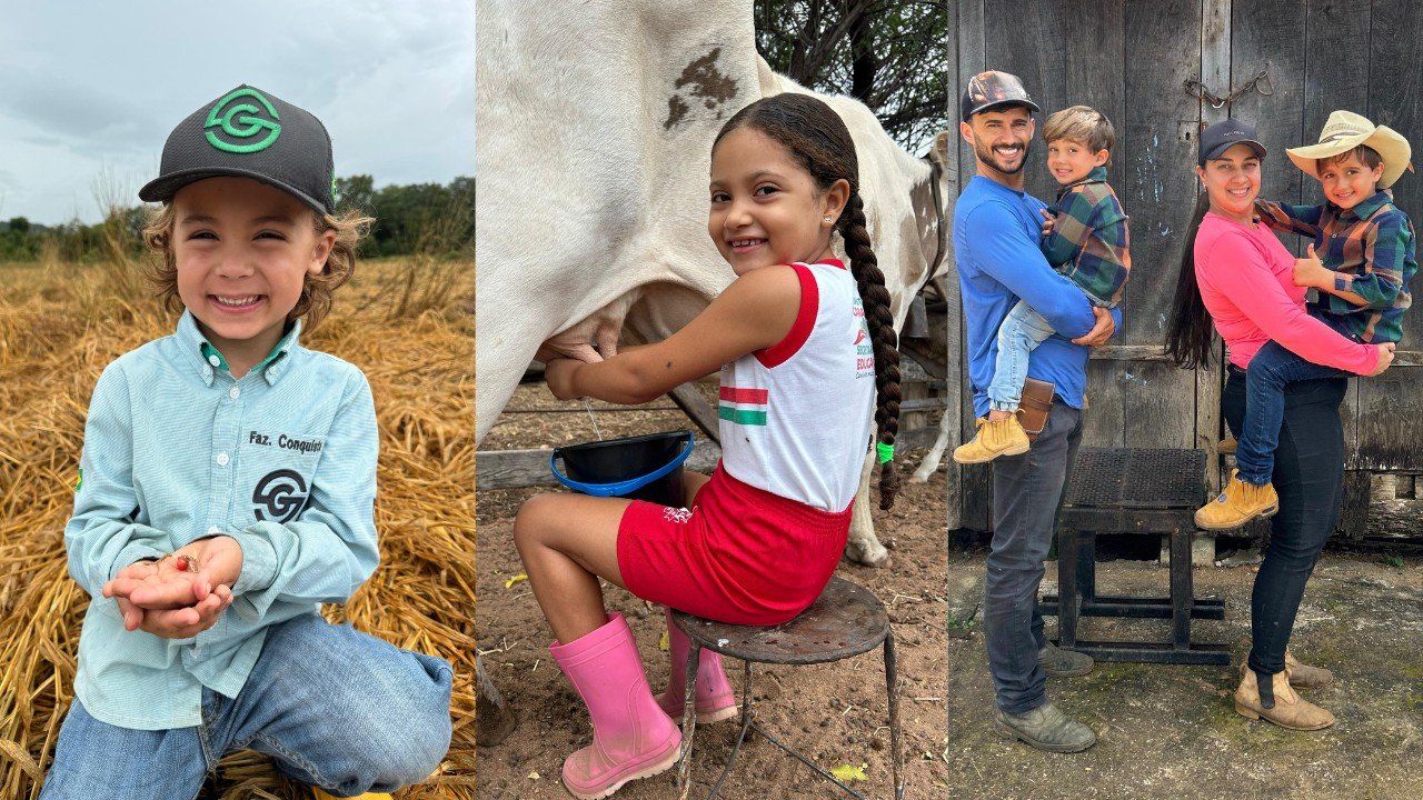 Influencers mirins do agro: como crianças transformaram a rotina rural em sucesso na internet Influencers mirins do agro: como crianças transformaram a rotina rural em sucesso na internet