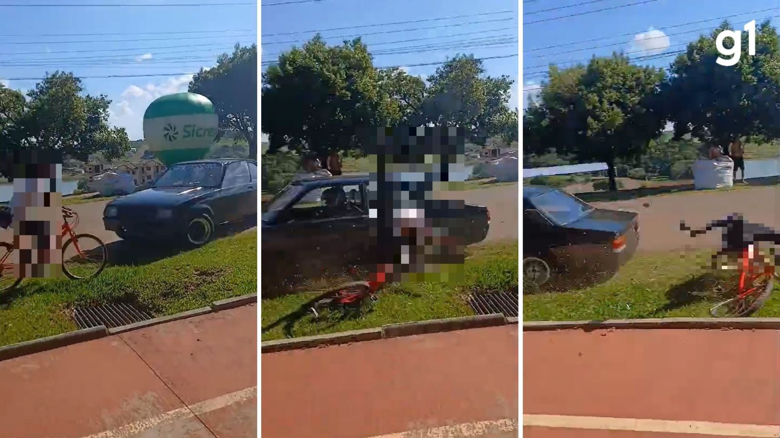 Mulher atropelada durante competição de corrida de carro tem perna amputada no RS, relata familiar; VÍDEO Mulher atropelada durante competição de corrida de carro tem perna amputada no RS, relata familiar; VÍDEO