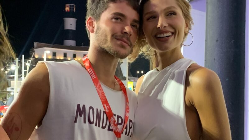 Sasha Meneghel e João Lucas curtem o quarto dia do carnaval de Salvador