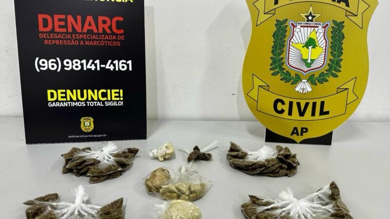 Operação prende 28 pessoas ligadas ao tráfico de drogas no Amapá