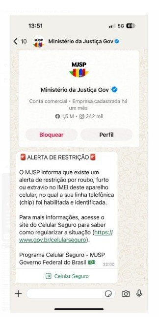 Veja como funciona a nova fase do programa Celular Seguro, para combater roubos e furtos em todo o país Veja como funciona a nova fase do programa Celular Seguro, para combater roubos e furtos em todo o país