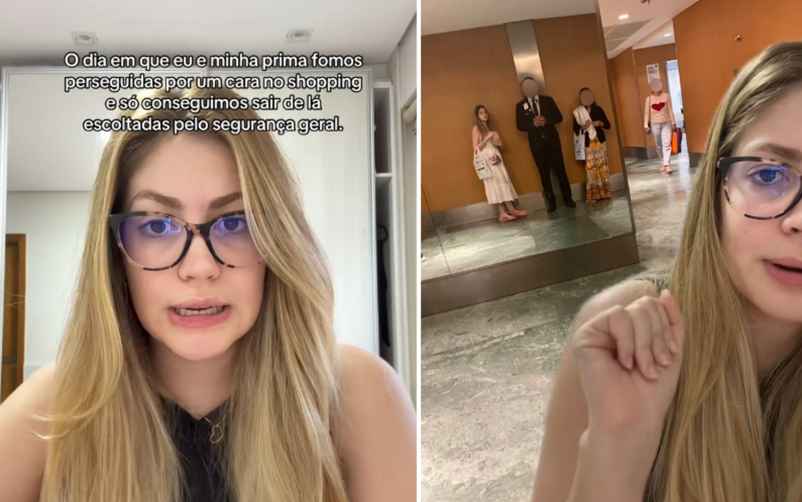 Jovem viraliza após ser perseguida por homem dentro de shopping em Goiânia Jovem viraliza após ser perseguida por homem dentro de shopping em Goiânia