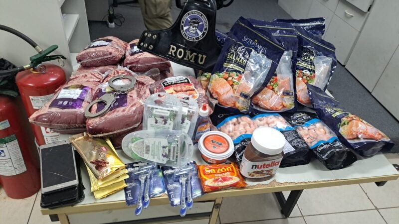 Grupo é preso em flagrante por furto de peças de picanha, salmão e camarão em Valinhos