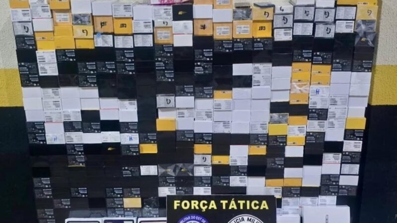 Ao transportar carga ilegal avaliada em mais de R$ 1 milhão, homem é preso por tráfico de drogas e contrabando em Teodoro Sampaio