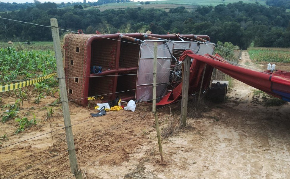 Piloto de balão que caiu e causou morte de mulher no interior de SP tem prisão preventiva decretada Piloto de balão que caiu e causou morte de mulher no interior de SP tem prisão preventiva decretada