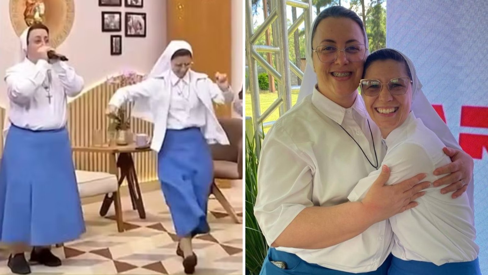 Além do meme: freiras que viralizaram com beatbox trabalham com recuperação de dependentes de álcool e drogas, no Paraná Além do meme: freiras que viralizaram com beatbox trabalham com recuperação de dependentes de álcool e drogas, no Paraná