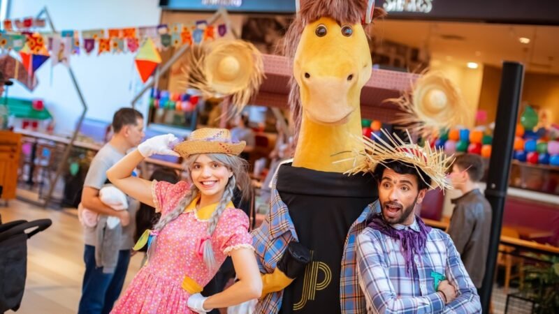 Festa junina para os pequenos: Jockey Plaza promove edição especial do Brincando com o Jotapê