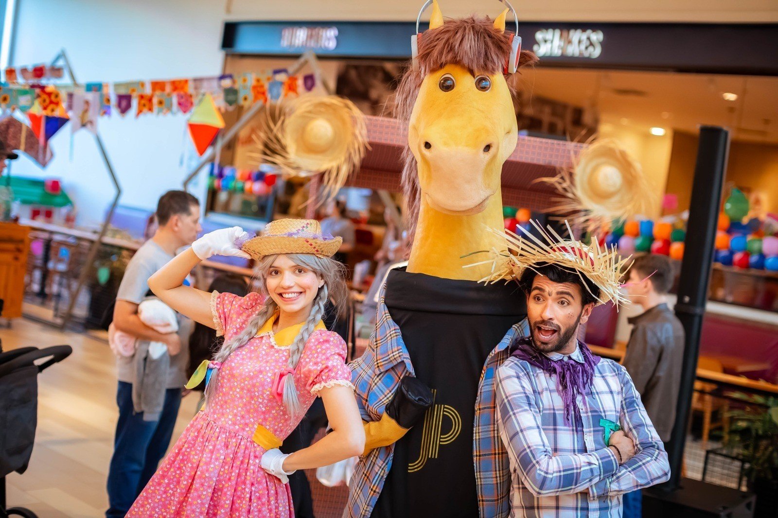 Festa junina para os pequenos: Jockey Plaza promove edição especial do Brincando com o Jotapê Festa junina para os pequenos: Jockey Plaza promove edição especial do Brincando com o Jotapê