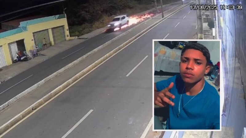 Jovem tem pernas amputadas após cair de moto durante ‘grau’ e ser arrastado por carro no Ceará; vídeo