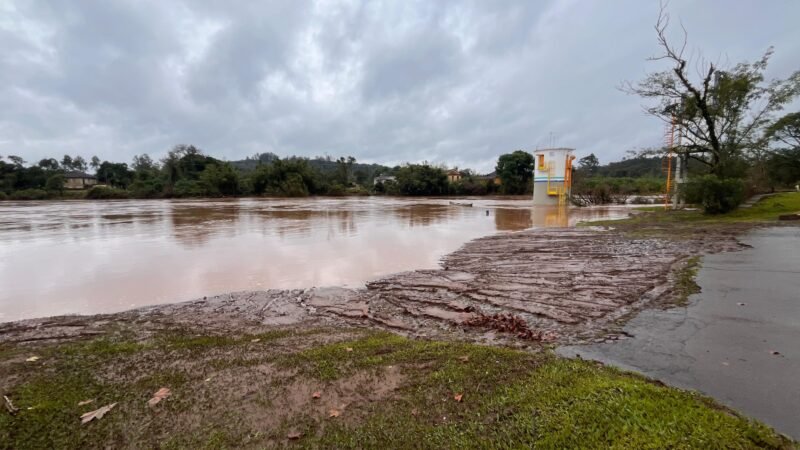 Rio Caí atinge cota de inundação no RS; confira situação das chuvas no estado