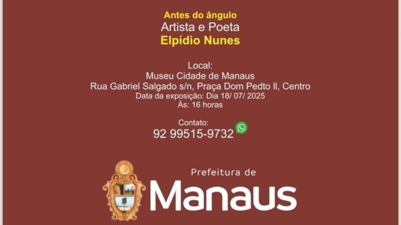 Artista plástico amazonense lança exposição tátil ‘Antes do Ângulo’