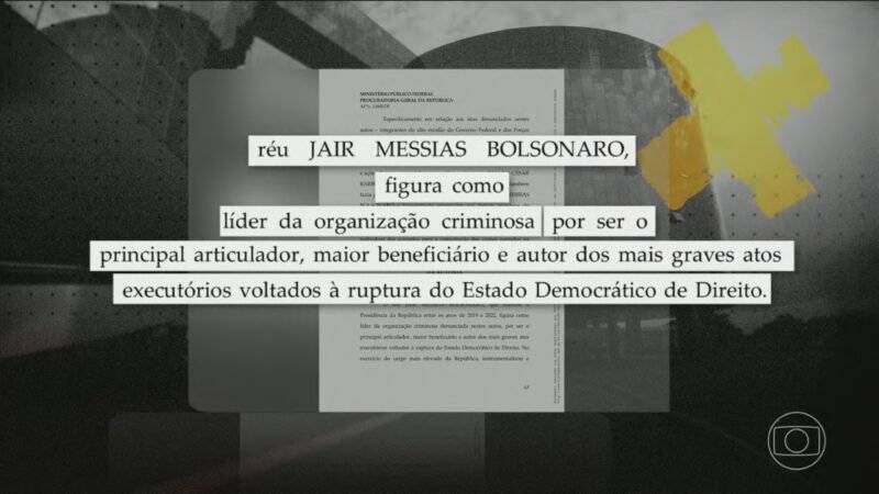 Veja alegações finais da PGR para pedir condenação de Bolsonaro e mais 7 réus por tentativa de golpe