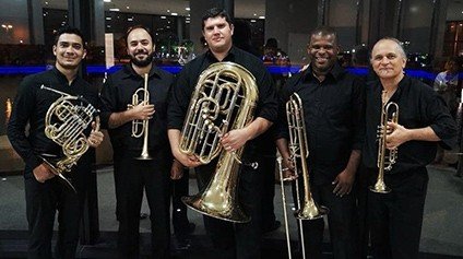 Quinteto de metais da UNIRIO celebra 20 anos no Festival de Inverno