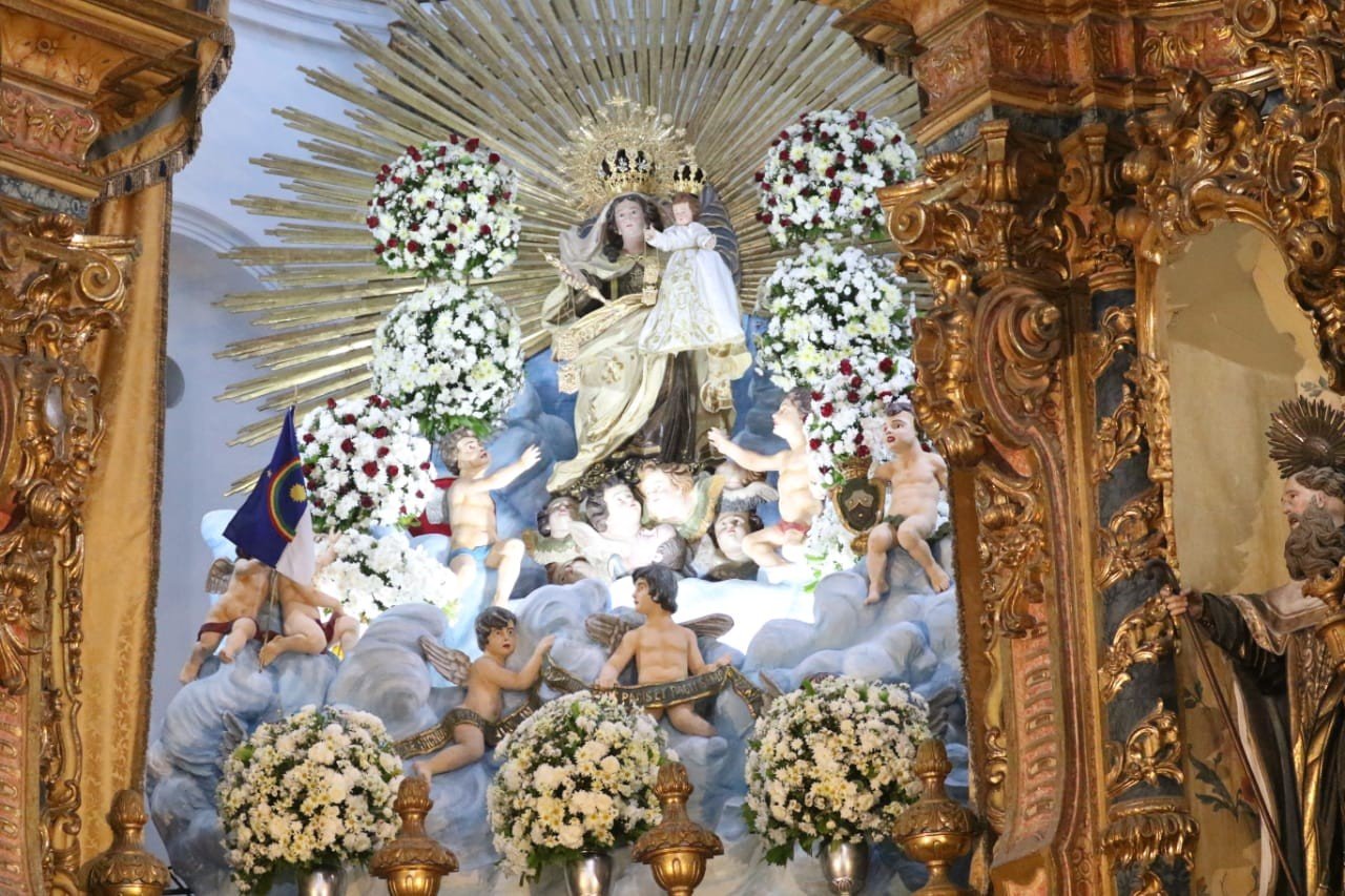 Festa de Nossa Senhora do Carmo celebra padroeira do Recife com mais de 100 missas e shows gratuitos; veja programação Festa de Nossa Senhora do Carmo celebra padroeira do Recife com mais de 100 missas e shows gratuitos; veja programação