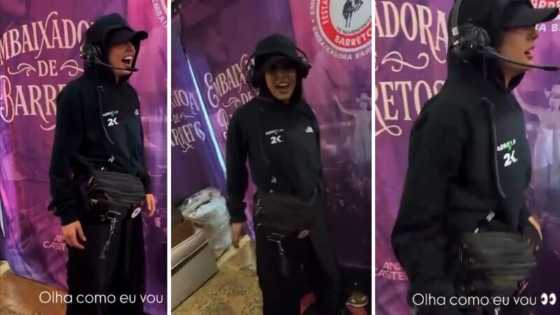 Como Ana Castela se disfarçou para chegar ao palco no meio da arena em Barretos