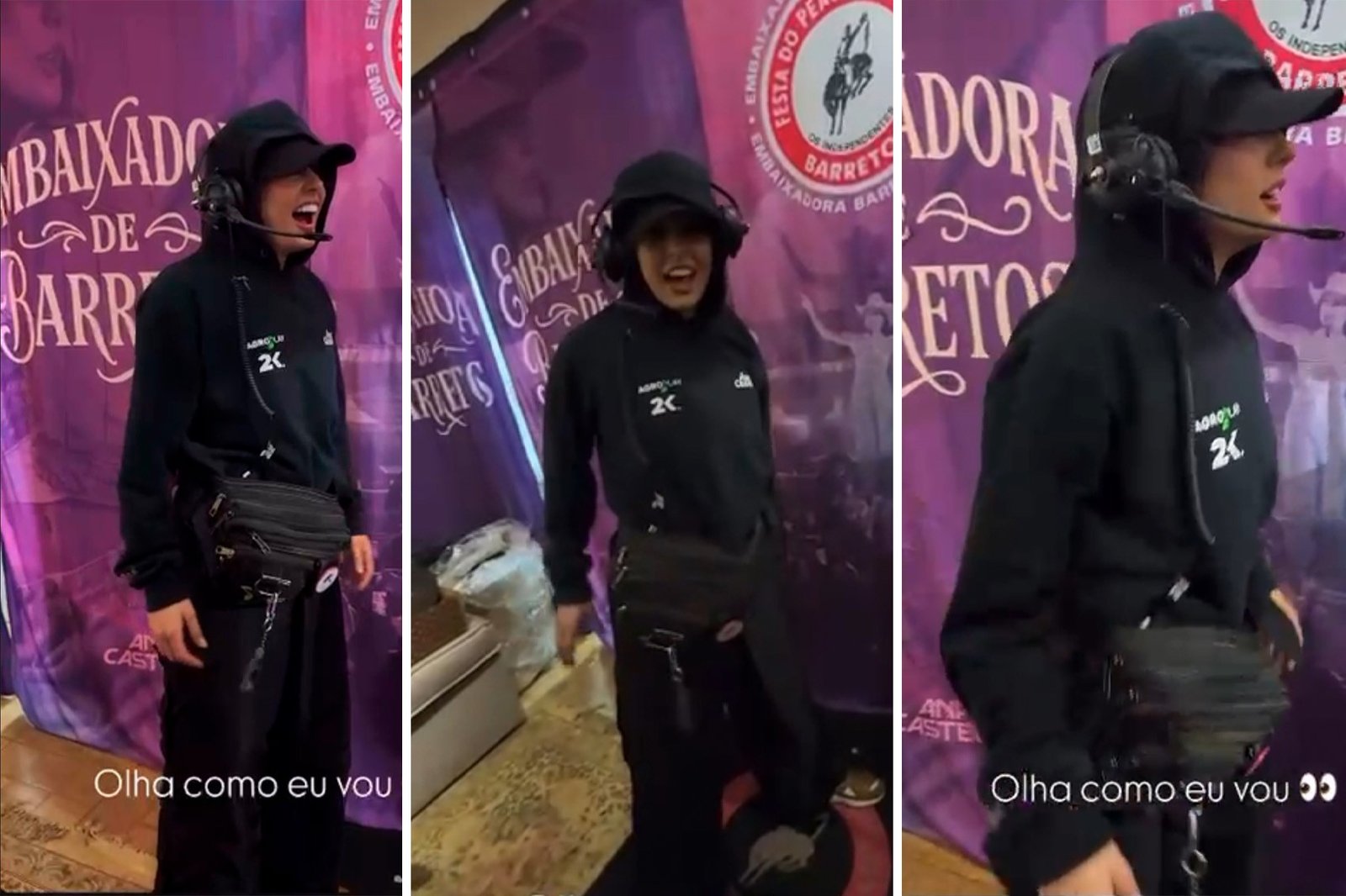 Como Ana Castela se disfarçou para chegar ao palco no meio da arena em Barretos