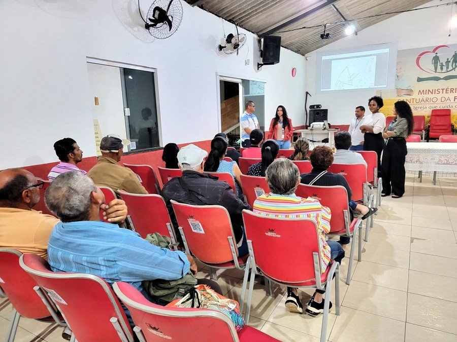 Reunião marca a chegada da água tratada ao Parque Arruda, em São Pedro da Aldeia