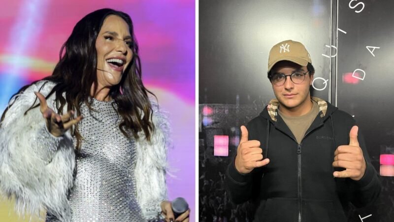 Ivete Sangalo brinca com filho na plateia do Festival de Inverno Bahia: ‘Me exibo mais’