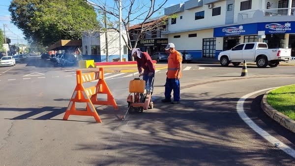 As melhorias no trânsito continuam em nossa cidade.