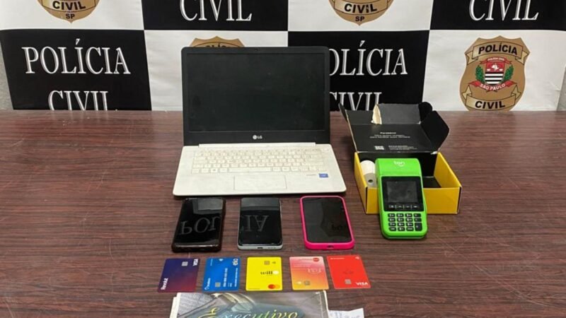 Chefe de quadrilha de golpes pela internet é preso com comparsa em Santos