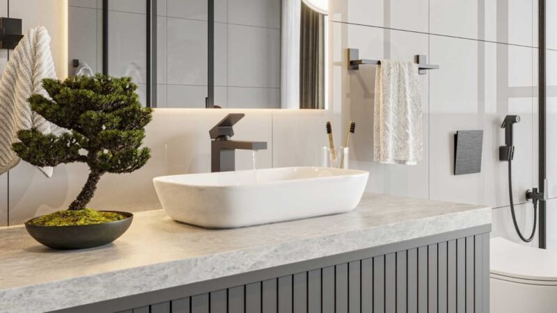 Metais sanitários de alta durabilidade DAX: design e praticidade