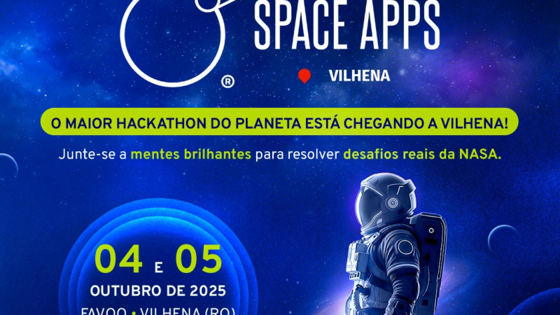 Com apoio da Sicoob Credisul, NASA Space Apps Challenge 2025 aporta em Vilhena