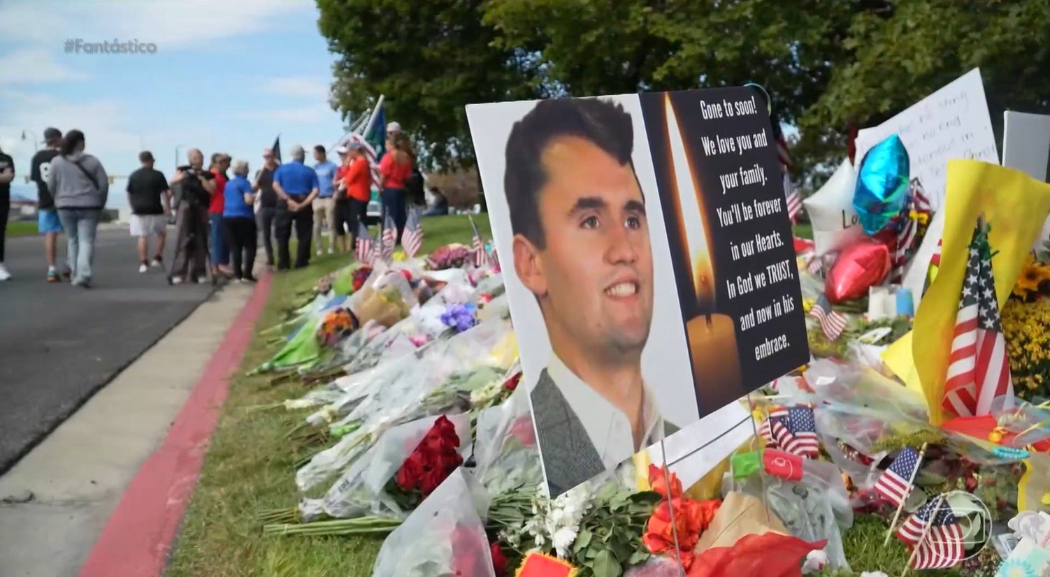 ‘Um lugar em que sempre estou segura agora é uma cena de crime’, diz brasileira que presenciou atentado contra Charlie Kirk