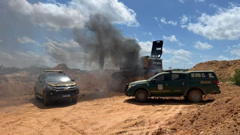 Polícia Federal realiza operação contra extração ilegal de ouro em Centro Novo do Maranhão