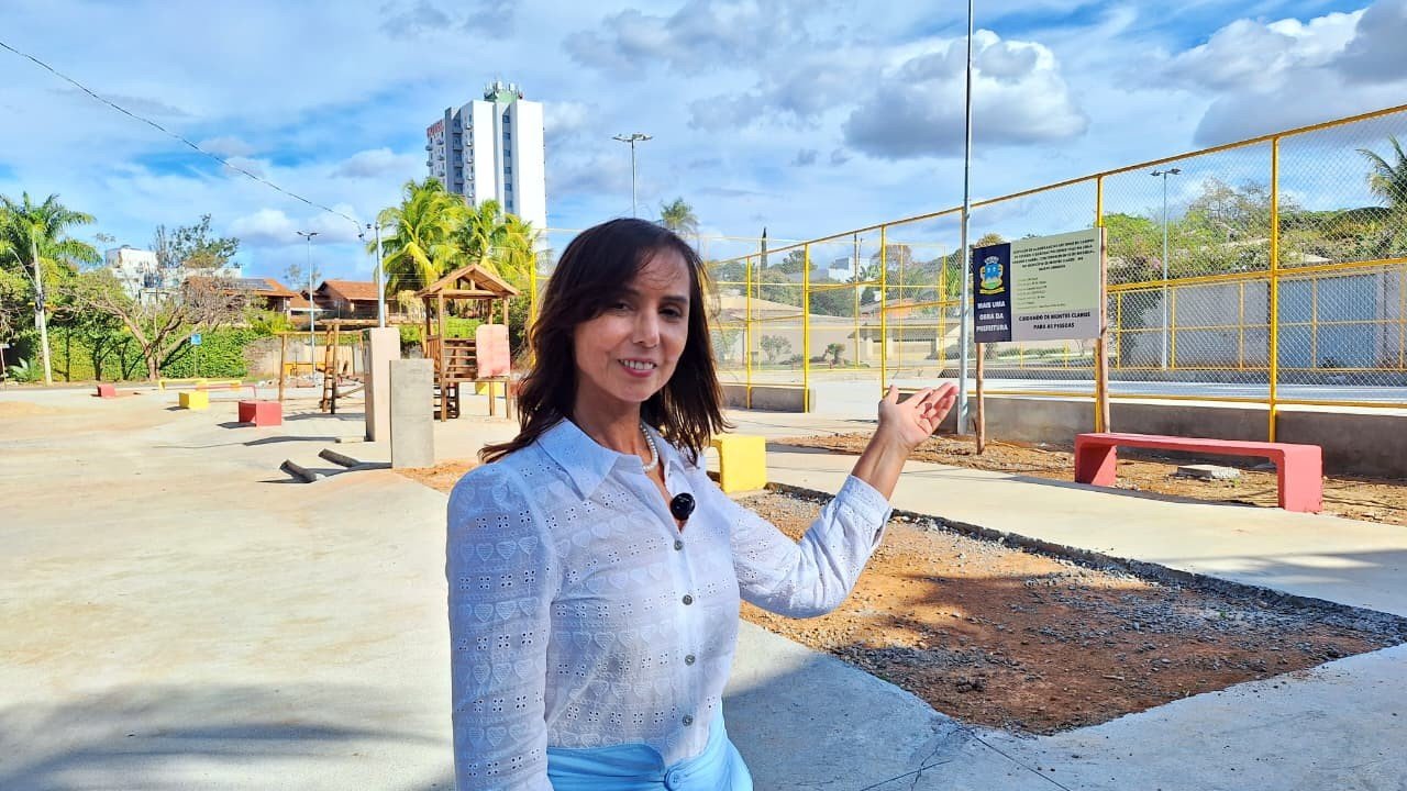 Prefeitura de Montes Claros constrói praça no Jaraguá