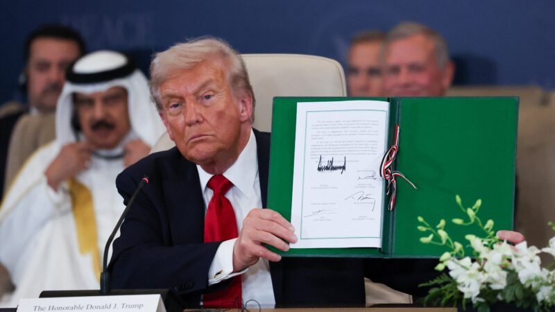 Trump diz que ‘aliados do Oriente Médio’ concordaram em entrar na guerra em Gaza ‘se o Hamas continuar a agir mal’