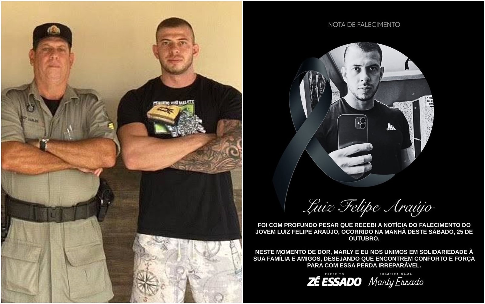 Filho de PM morre durante caçada após ser atingido por disparo acidental Filho de PM morre durante caçada após ser atingido por disparo acidental