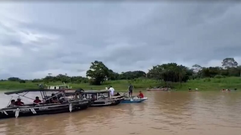 Mergulhador desaparece durante busca por motor rabeta em rio no AM