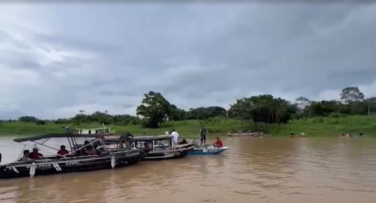 Mergulhador desaparece durante busca por motor rabeta em rio no AM