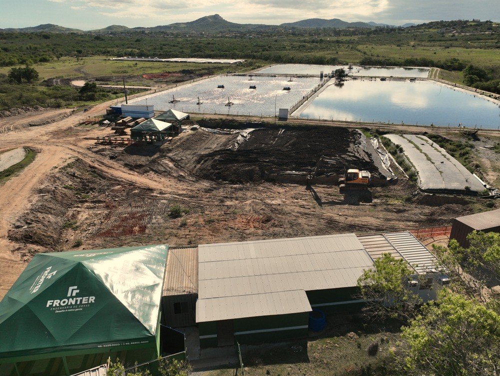 Avançam as obras da Estação de Tratamento de Esgoto do Jardim Esperança