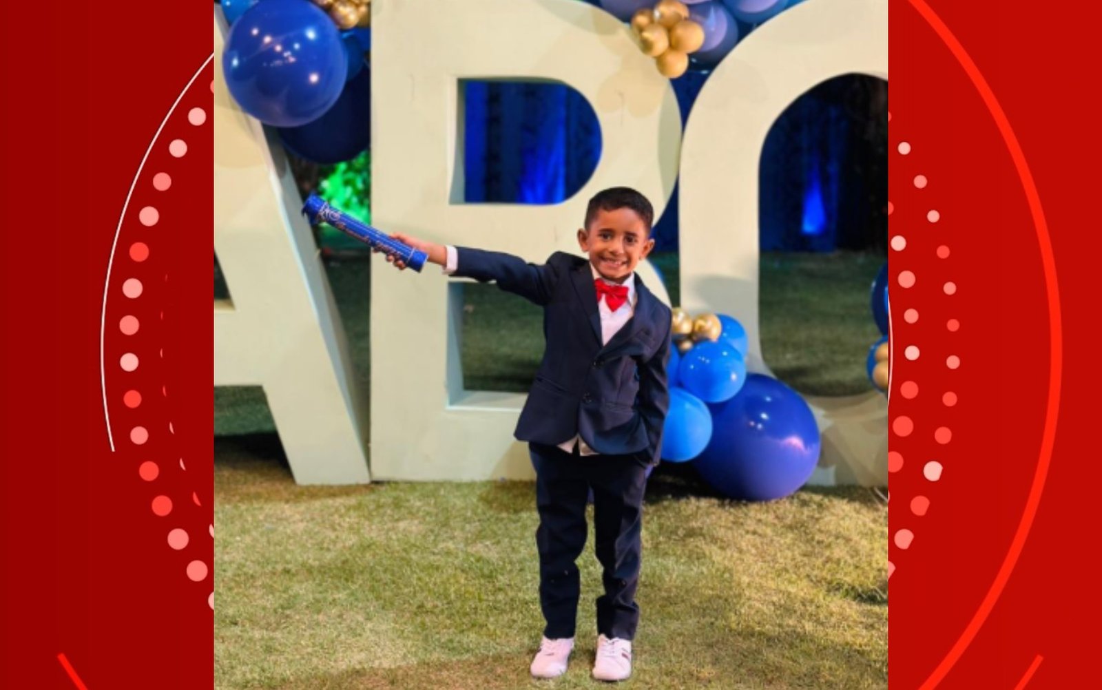 Baiano de 5 anos rouba cena em formatura do ABC ao chamar mãe de ‘urubu’, dançar arrocha e contar que quer ser gari