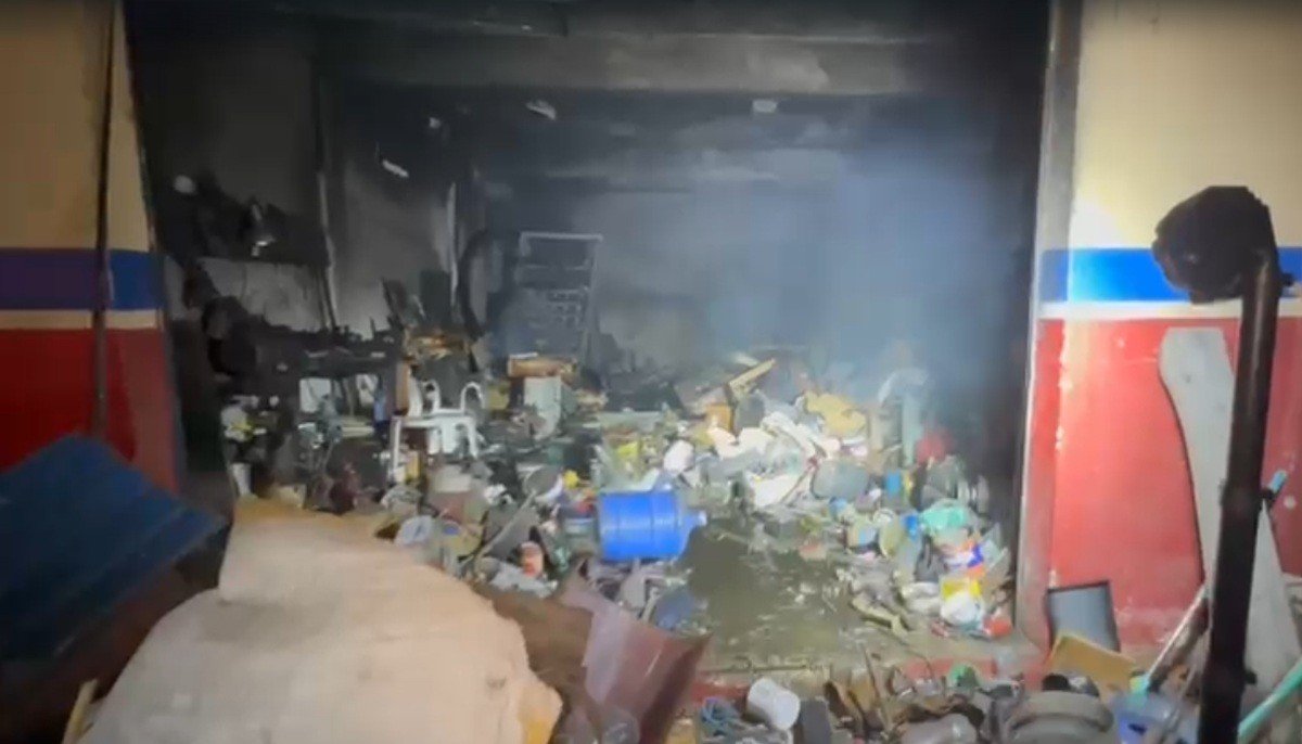 Incêndio atinge oficina em prédio de Caicó e apartamentos são evacuados