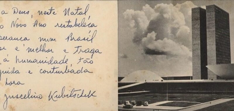 JK escreveu mensagem de fim de ano em 1962, em uma Brasília recém-inaugurada; leia