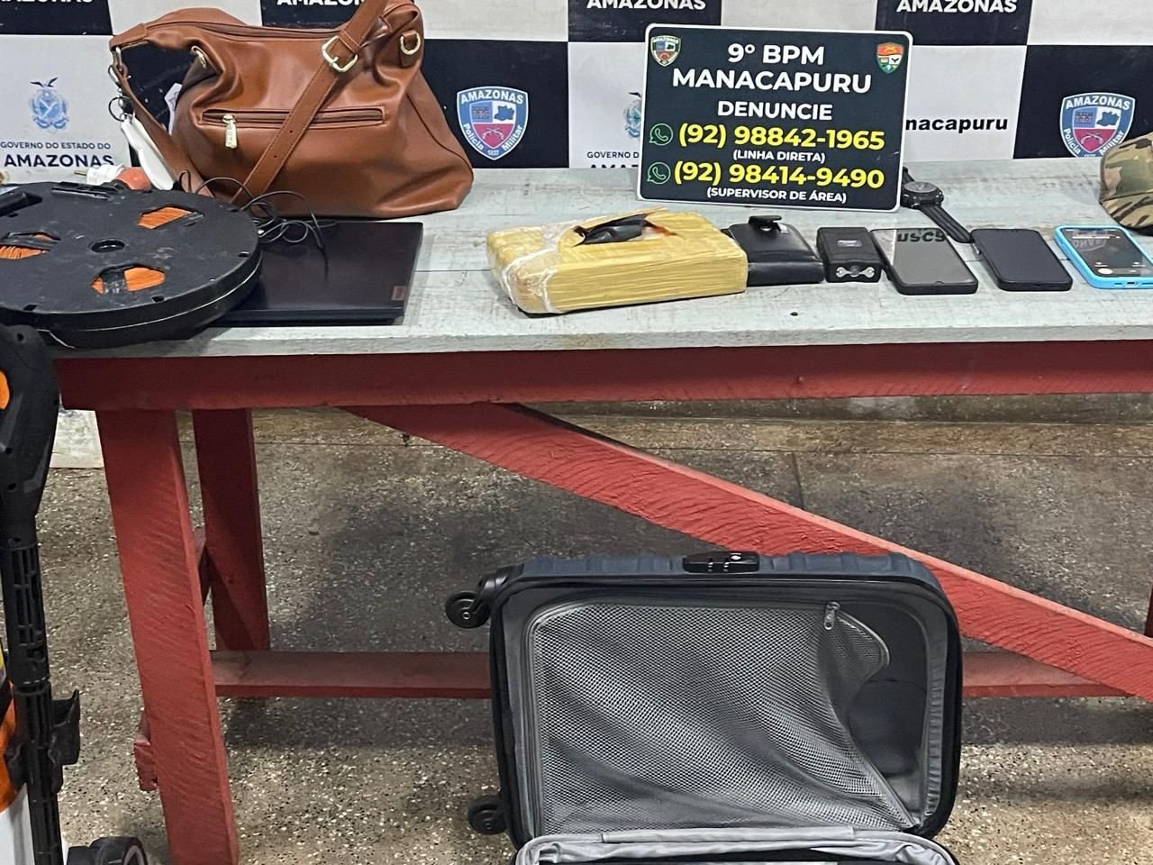 Bombeiro militar é preso com 1 kg de cocaína durante abordagem no interior do AM