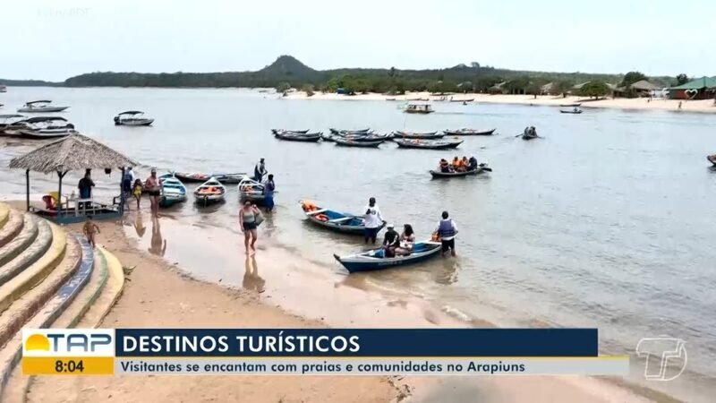 Alta temporada impulsiona turismo em praias e comunidades de Santarém