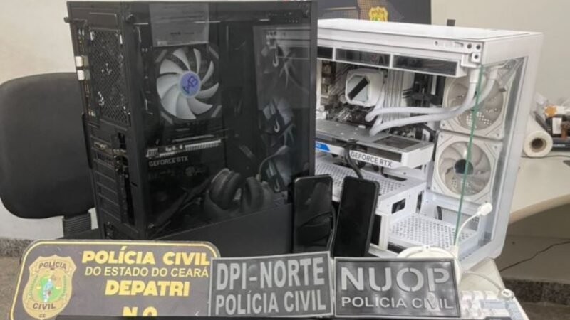 Venda de eletrônicos furtados na internet leva polícia a prender dupla por receptação em Fortaleza