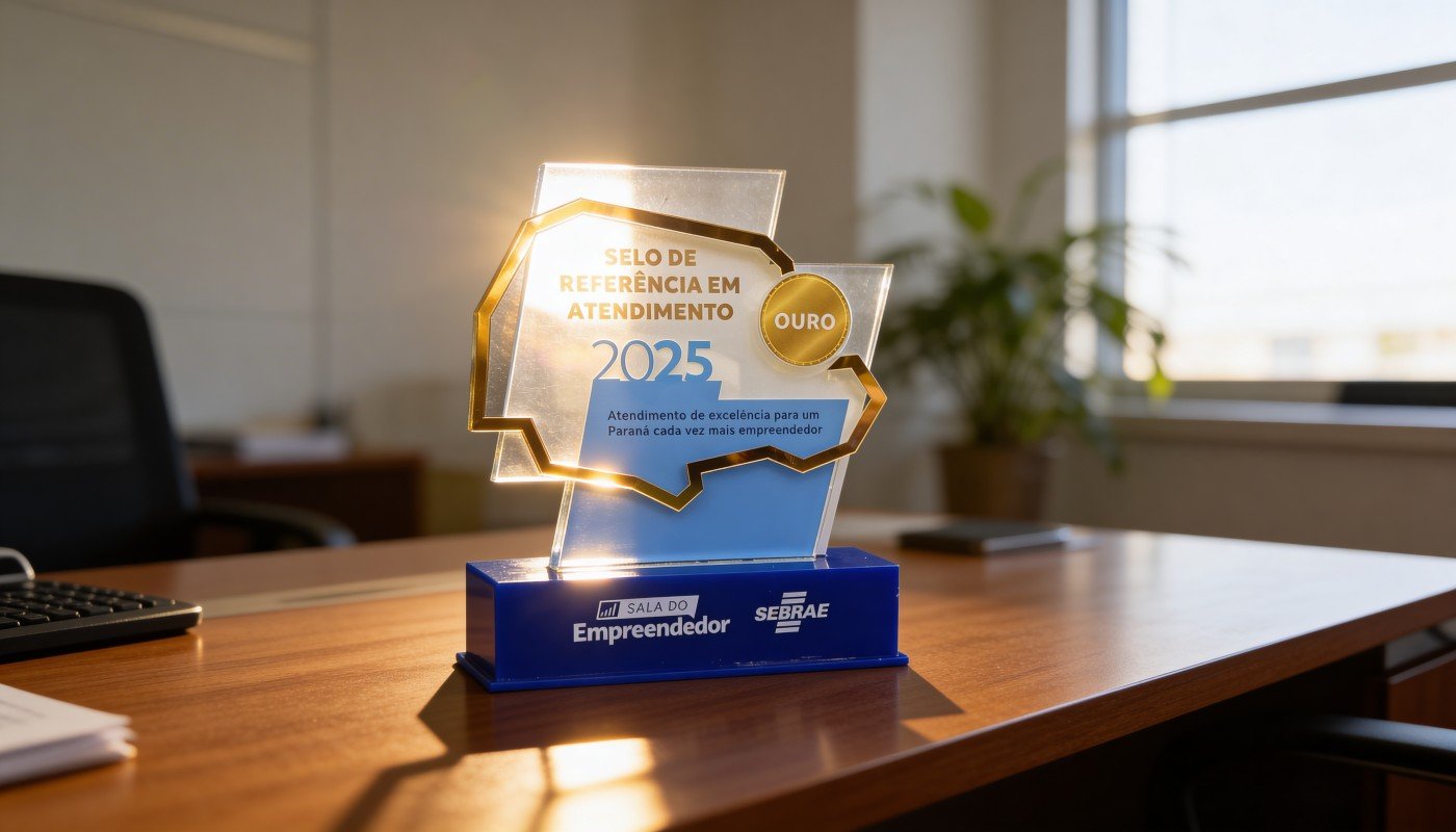 Sala do Empreendedor de Fazenda Rio Grande recebe Selo Ouro em Atendimento do Sebrae