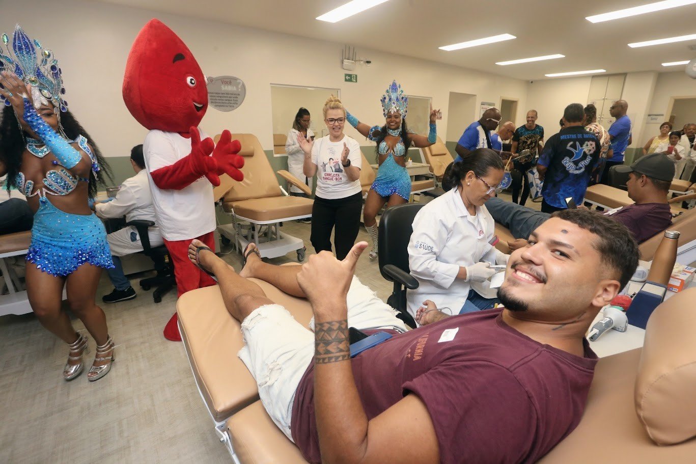 Hemorio lança campanha para incentivar doação de sangue no carnaval, período mais crítico do ano