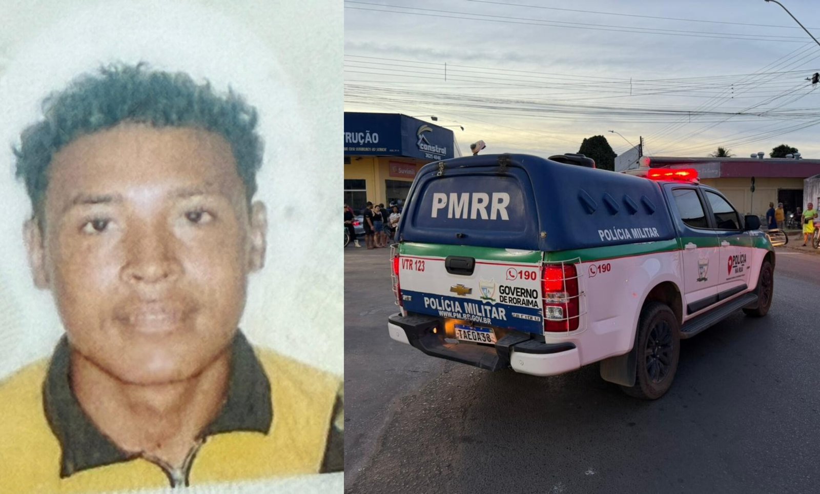 Jovem morto a tiros em frente a supermercado de Boa Vista era gari e foi vítima de latrocínio, diz PM