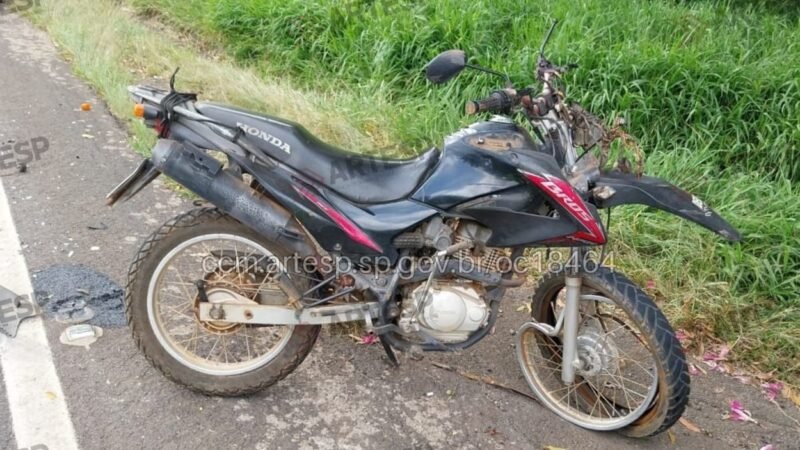Motociclista morre em grave acidente na SP-215 no interior de SP