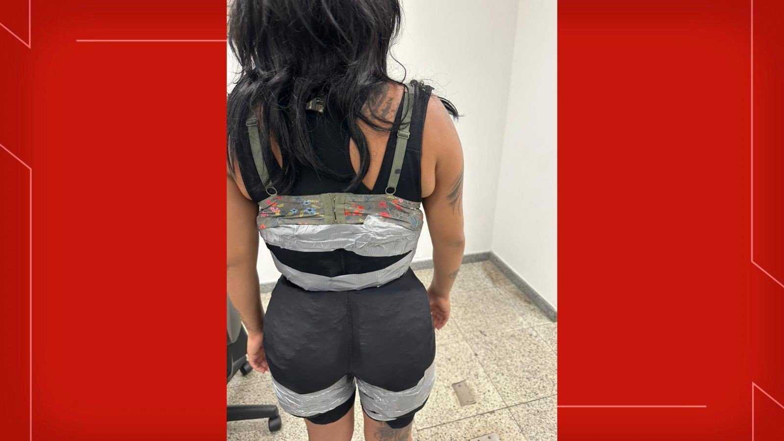 Mulher é presa com drogas presas ao corpo no Aeroporto de Brasília