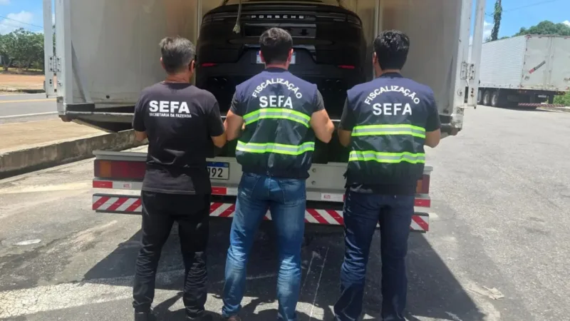 Porsche zero de quase R$ 1 milhão apreendido no Pará estava com documento fiscal irregular