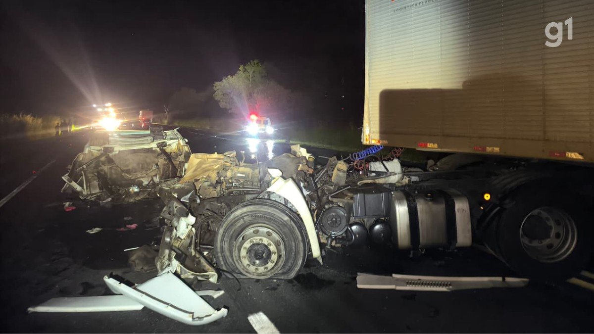 Motorista morre após bater na traseira de caminhão na MGC-135, em Joaquim Felício