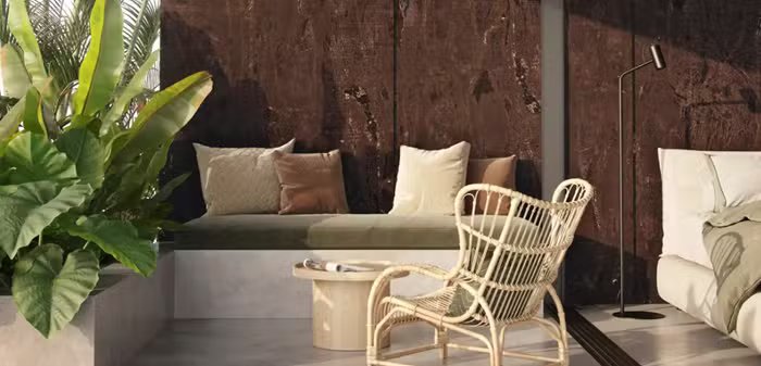 Texturas naturais e biofilia ganham espaço na arquitetura residencial