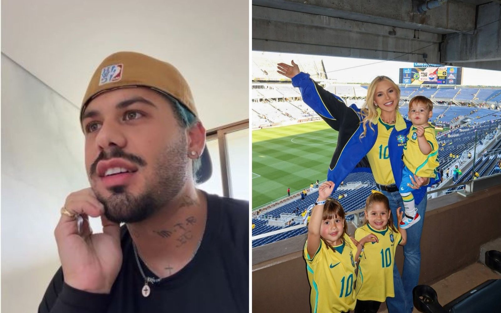 Zé Felipe diz que filhos não vão mais viajar com frequência e devem seguir rotina de estudos: ‘Sem Copa do Mundo’