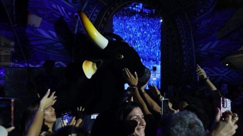 Boi Caprichoso lança álbum em Manaus com apresentação da ex-BBB Marciele Albuquerque